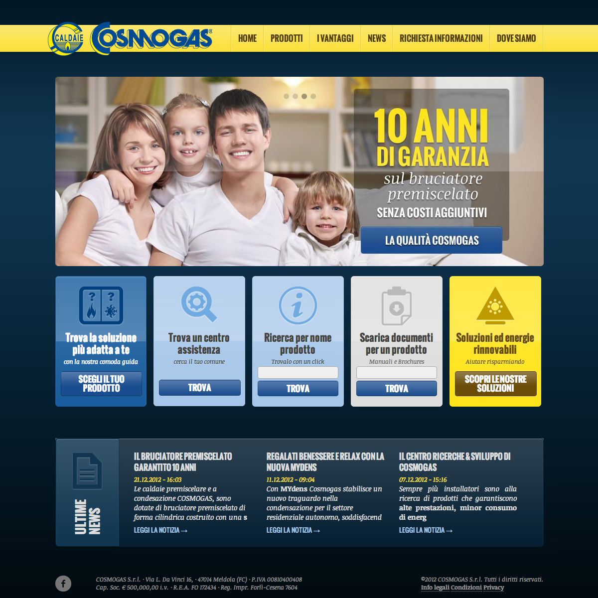 Cosmogas nuovo Sito Web