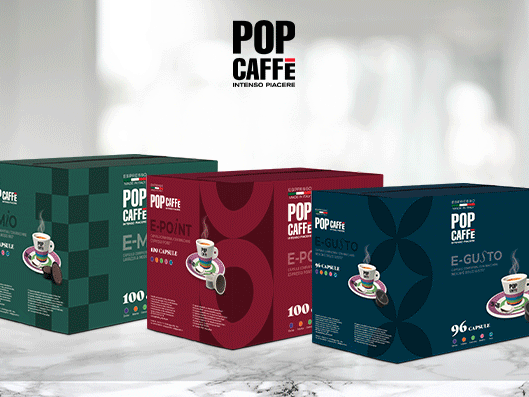 Pop Caffé: nuovi gusti e un restyling elegante