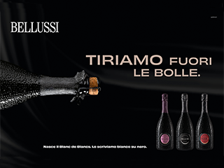 LA CAMPAGNA NAZIONALE PER IL NUOVO BLANC DE BLANCS BELLUSSÌ È FIRMATA PUBLIONE